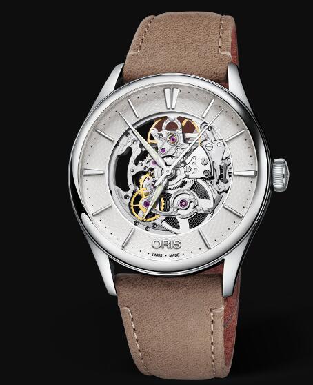 Oris Artelier Skeleton 40mm Replica Watch 01 734 7721 4051-07 5 21 32FC